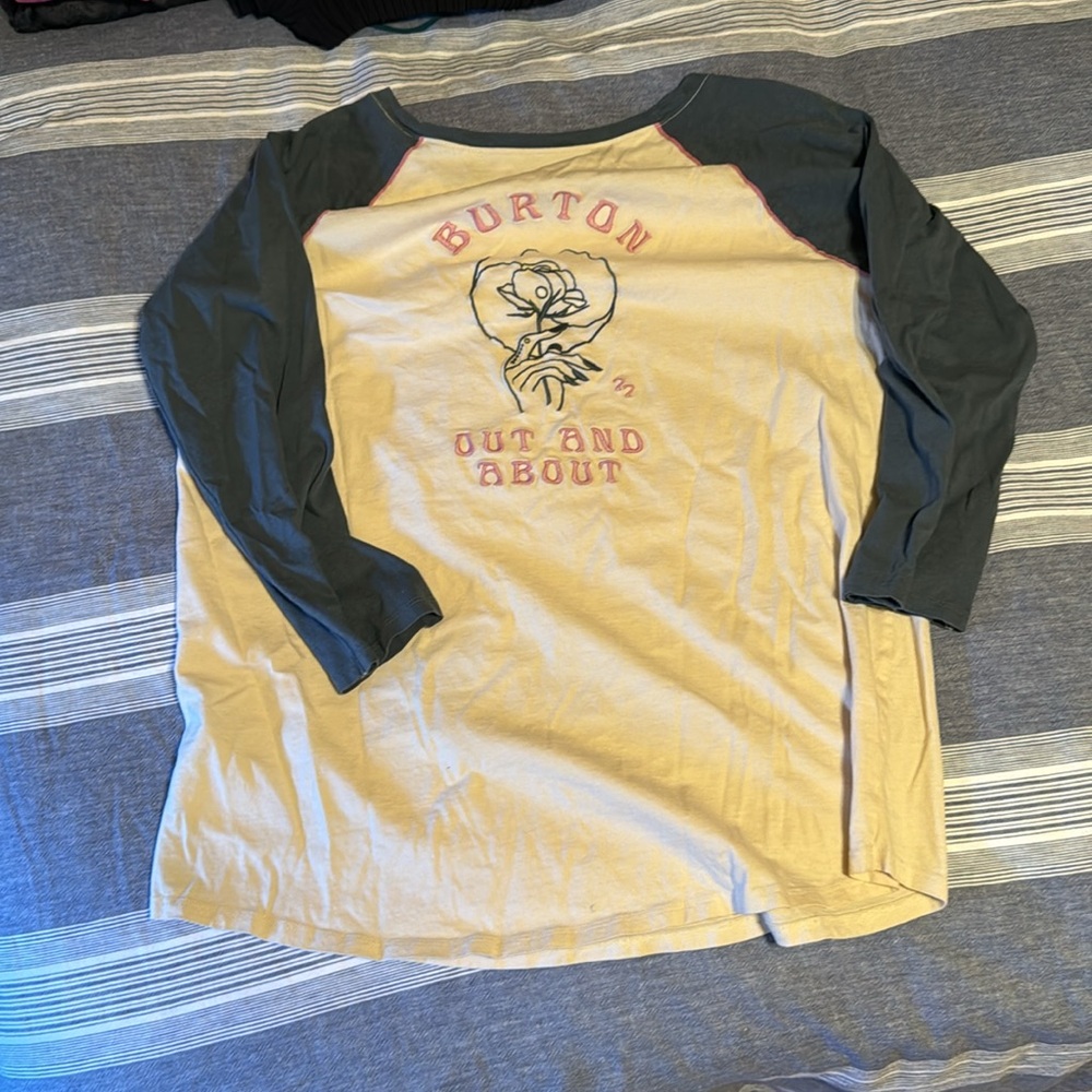 Burton embroidered shirt- NWOT